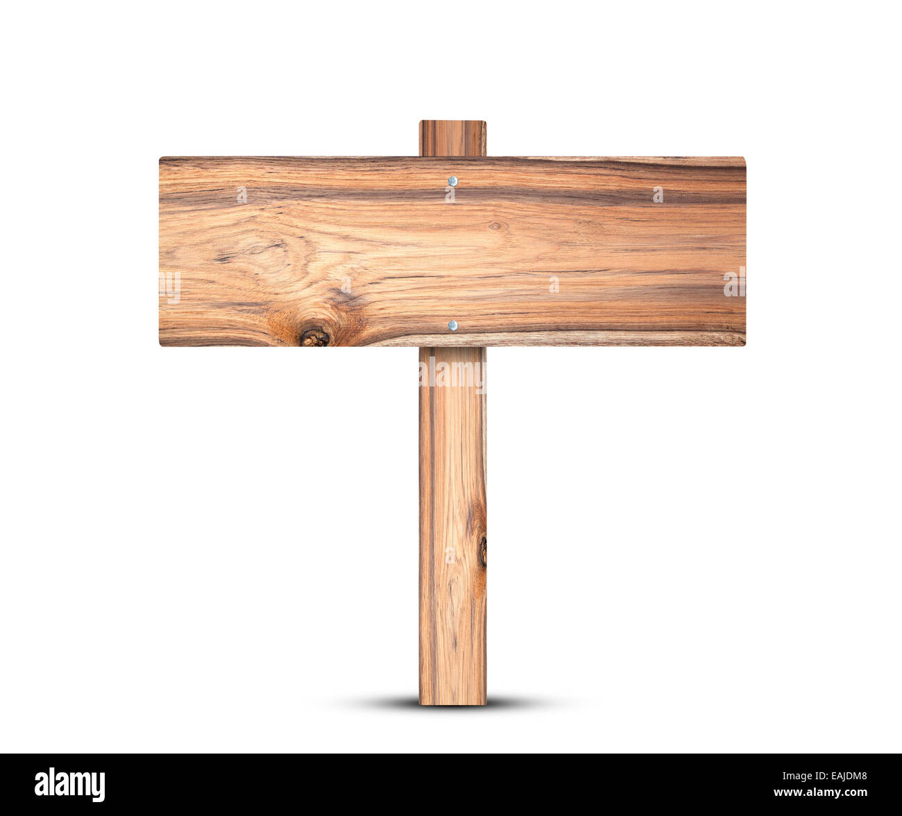 Wooden old sign isolated on background white Stock Photo - Alamy