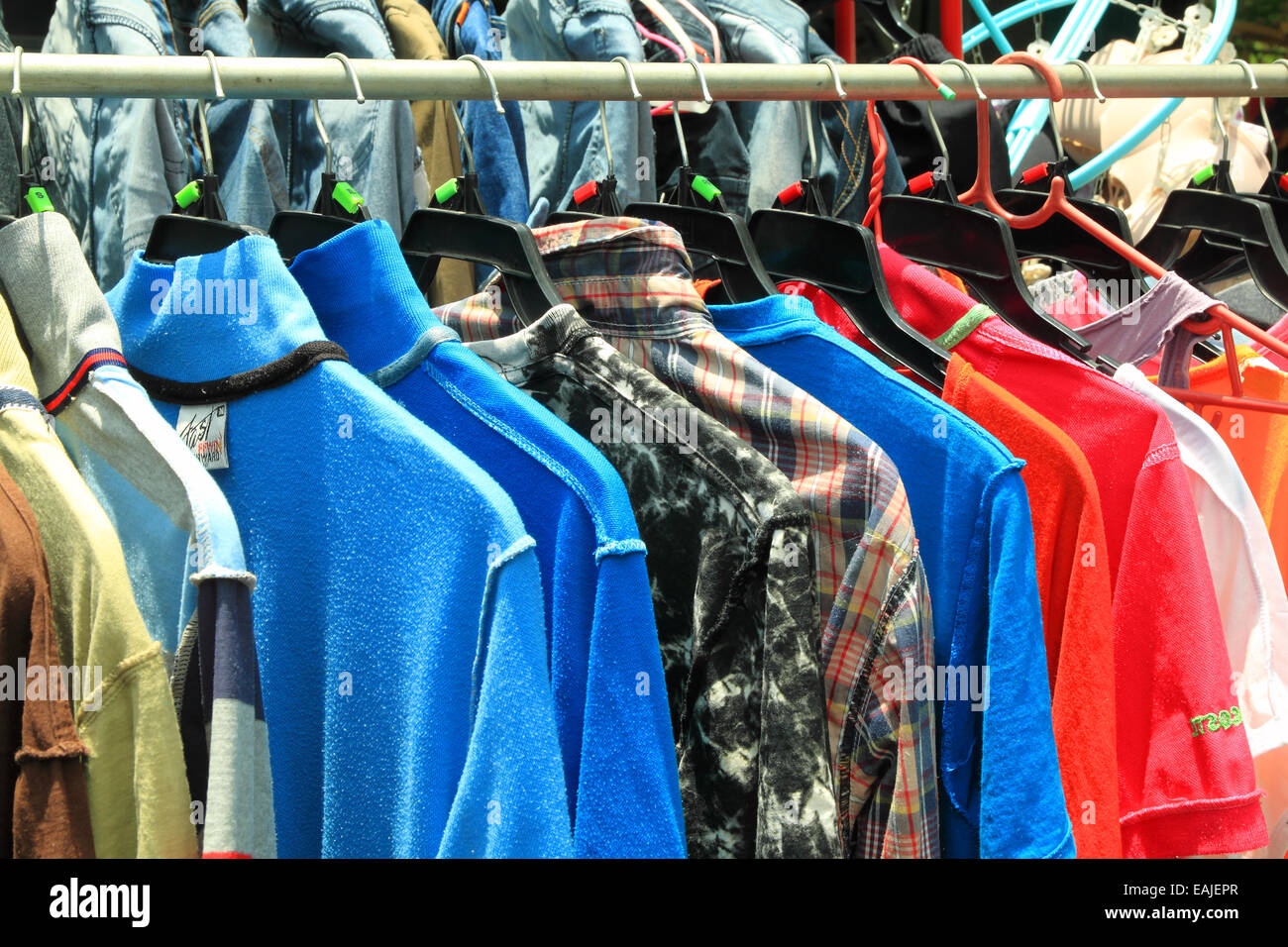 Maintaining dry sun shirts stretch cotton industry Stock Photo - Alamy