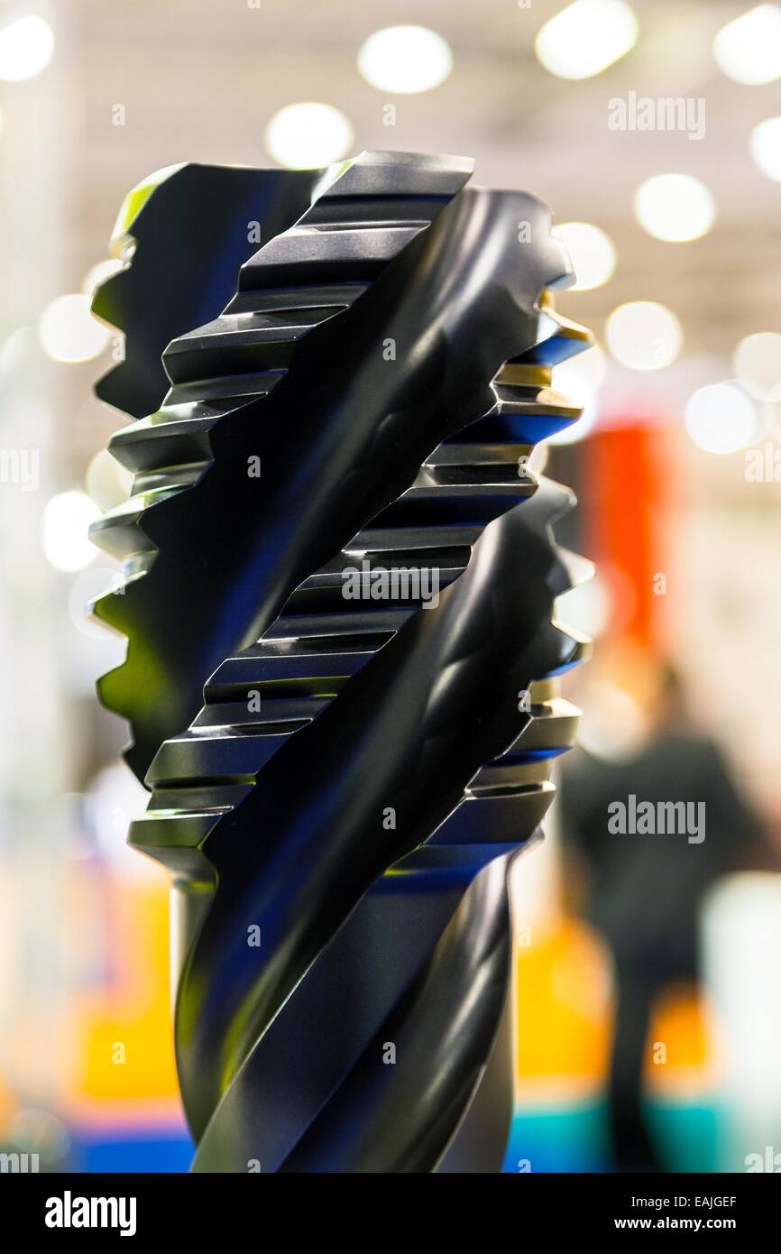 power drill bit closeup Stock Photo Alamy