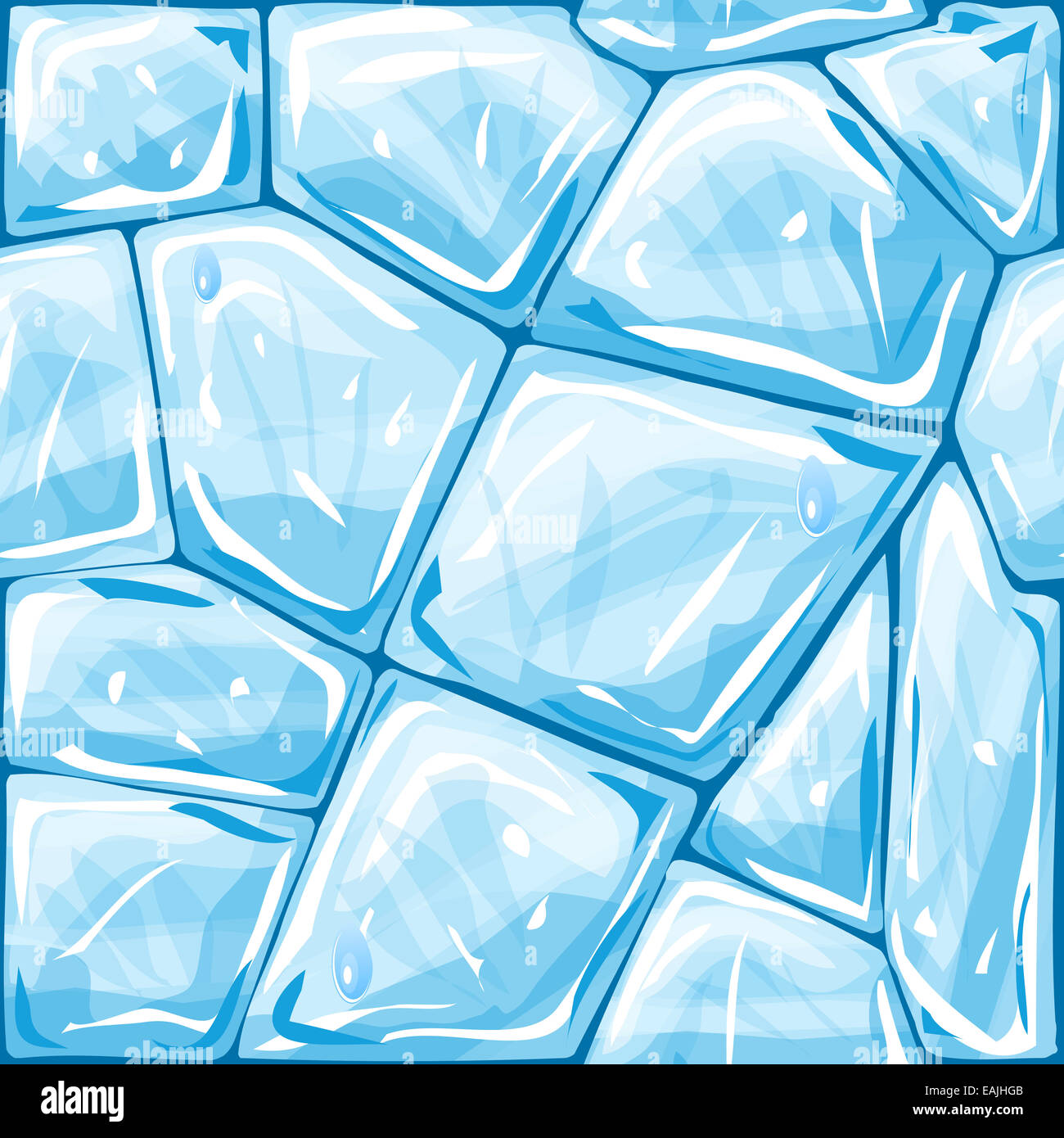 Blue ice seamless pattern Stock Photo - Alamy