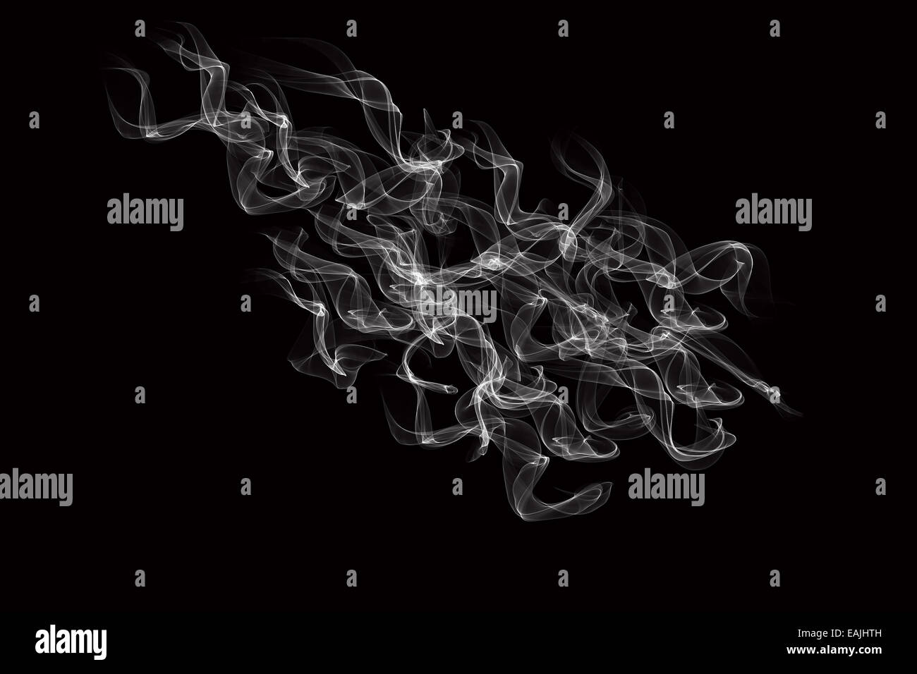 abstract smoke isolated on black background Stock Photo - Alamy