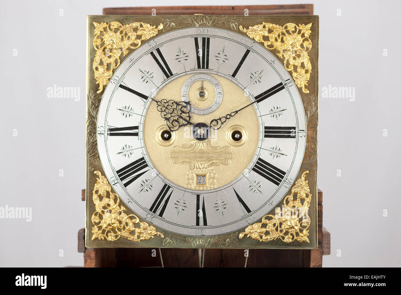 Grandfather clock face hands hires stock photography and images Alamy