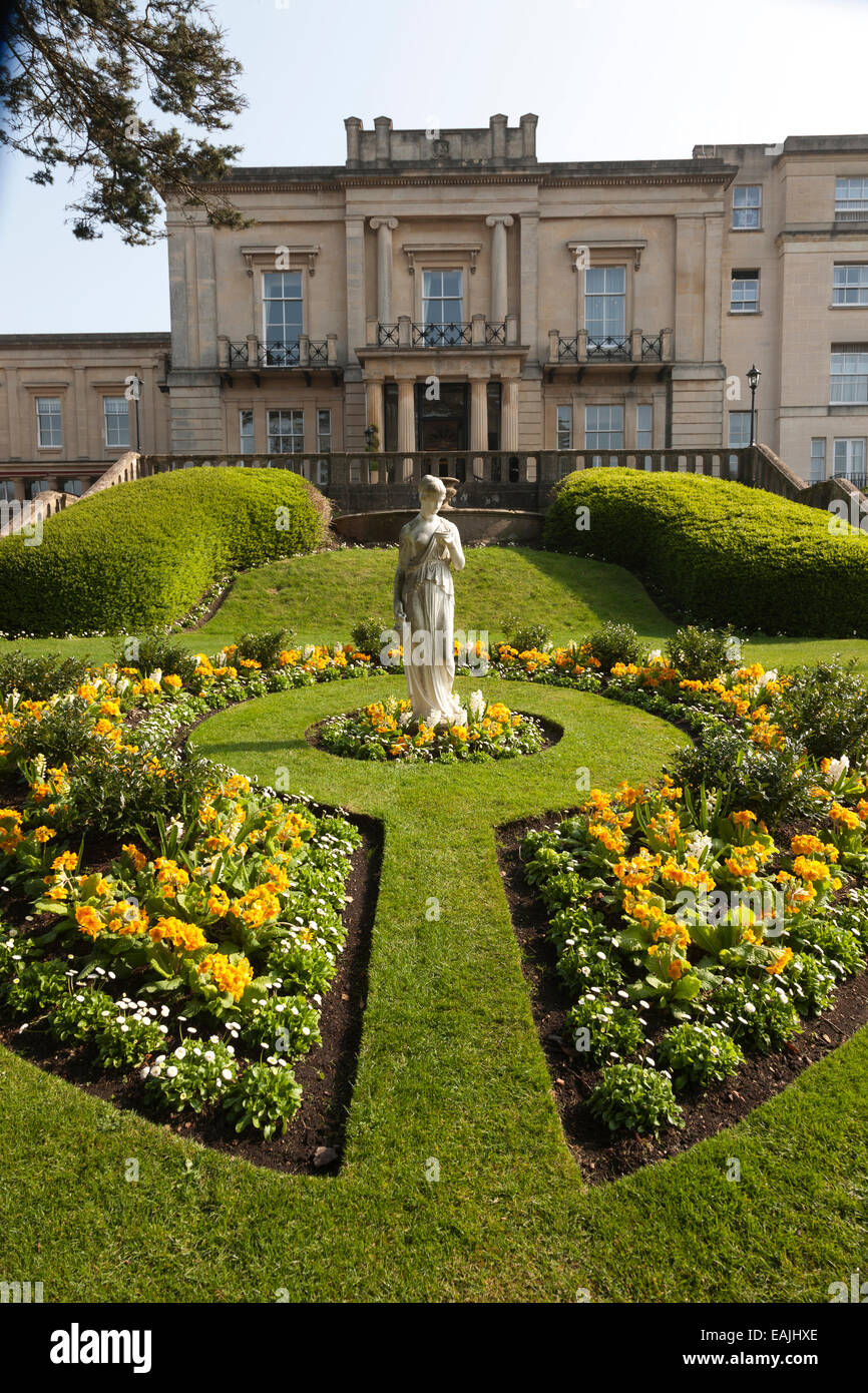 The Bath Spa Hotel and garden in Bath, Somerset Stock Photo Alamy