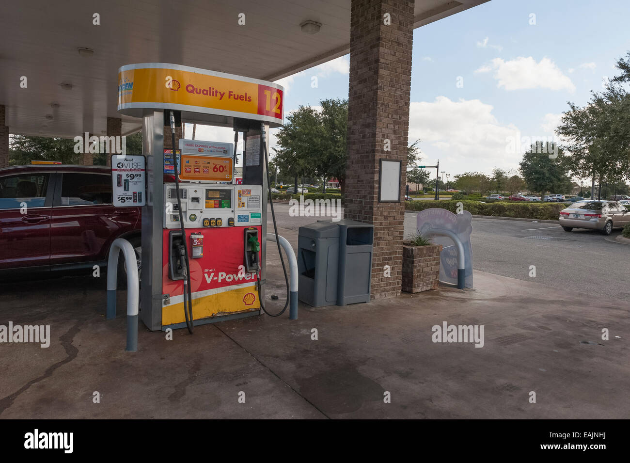 Shell Circle K Gasoline Station in The Villages, Florida USA Stock