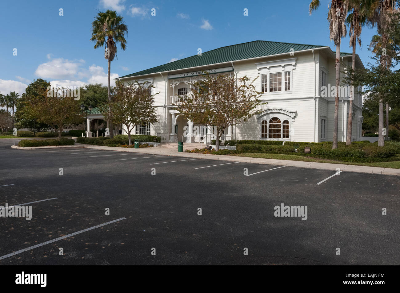 Citizens First Bank Building property in the Villages, Florida USA Stock Photo
