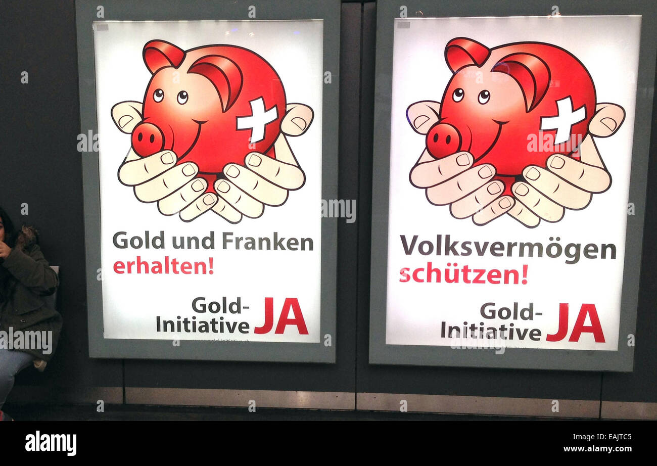 illuminated poster advertisments read gold und franken erhalten advertisments