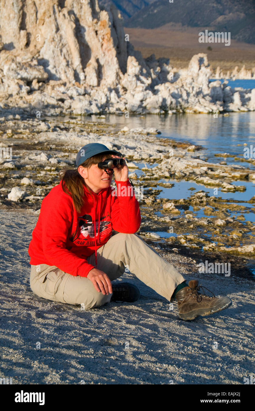 Birding at South Tufa, Mono Basin National Forest Scenic Area, Mono