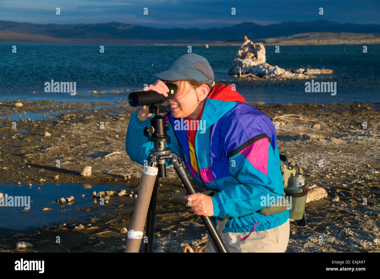 Birding at South Tufa, Mono Basin National Forest Scenic Area, Mono