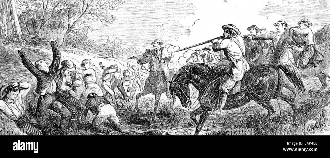 MARAIS des CYGNES MASSACRE 19 May 1858. Proslavery leader Charles