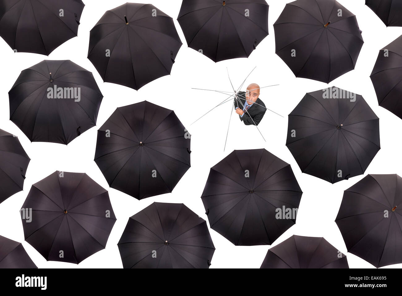 Black suit with umbrella hires stock photography and images Alamy