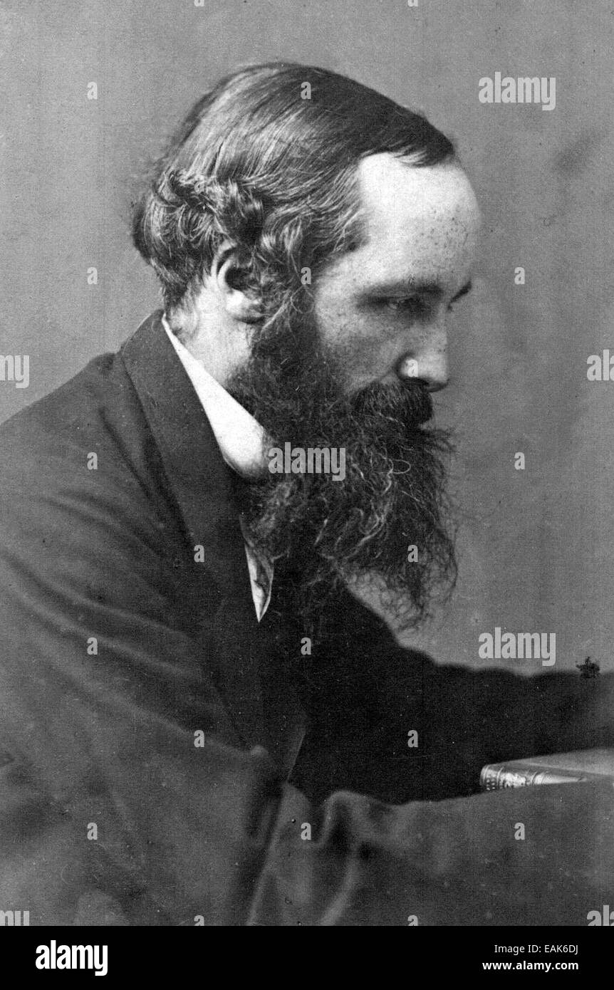 JAMES CLARK MAXWELL (1831-1879) Scottish mathematical physicist Stock Photo