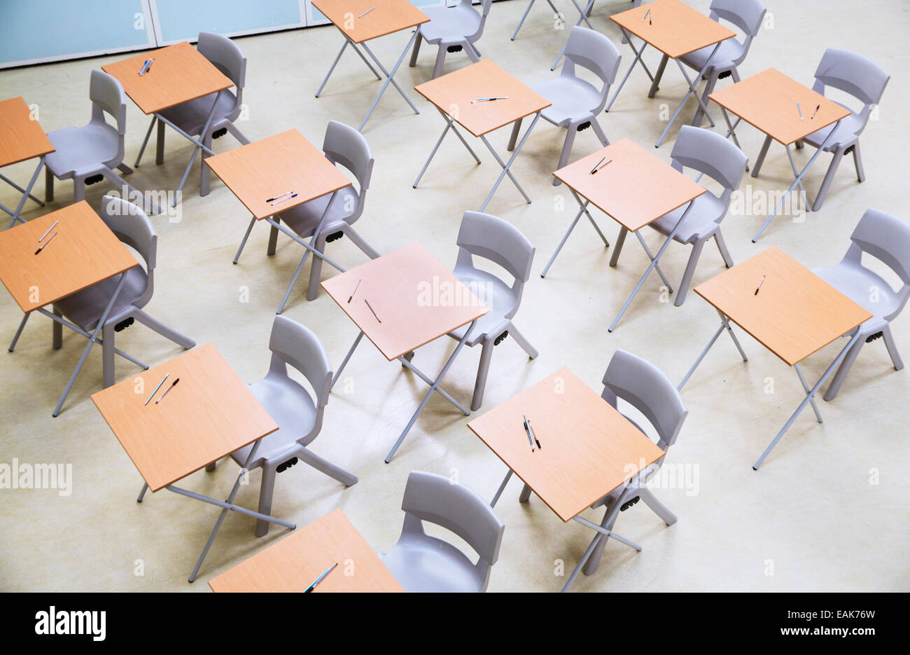 Rows Of Desks Stock Photos Rows Of Desks Stock Images Alamy