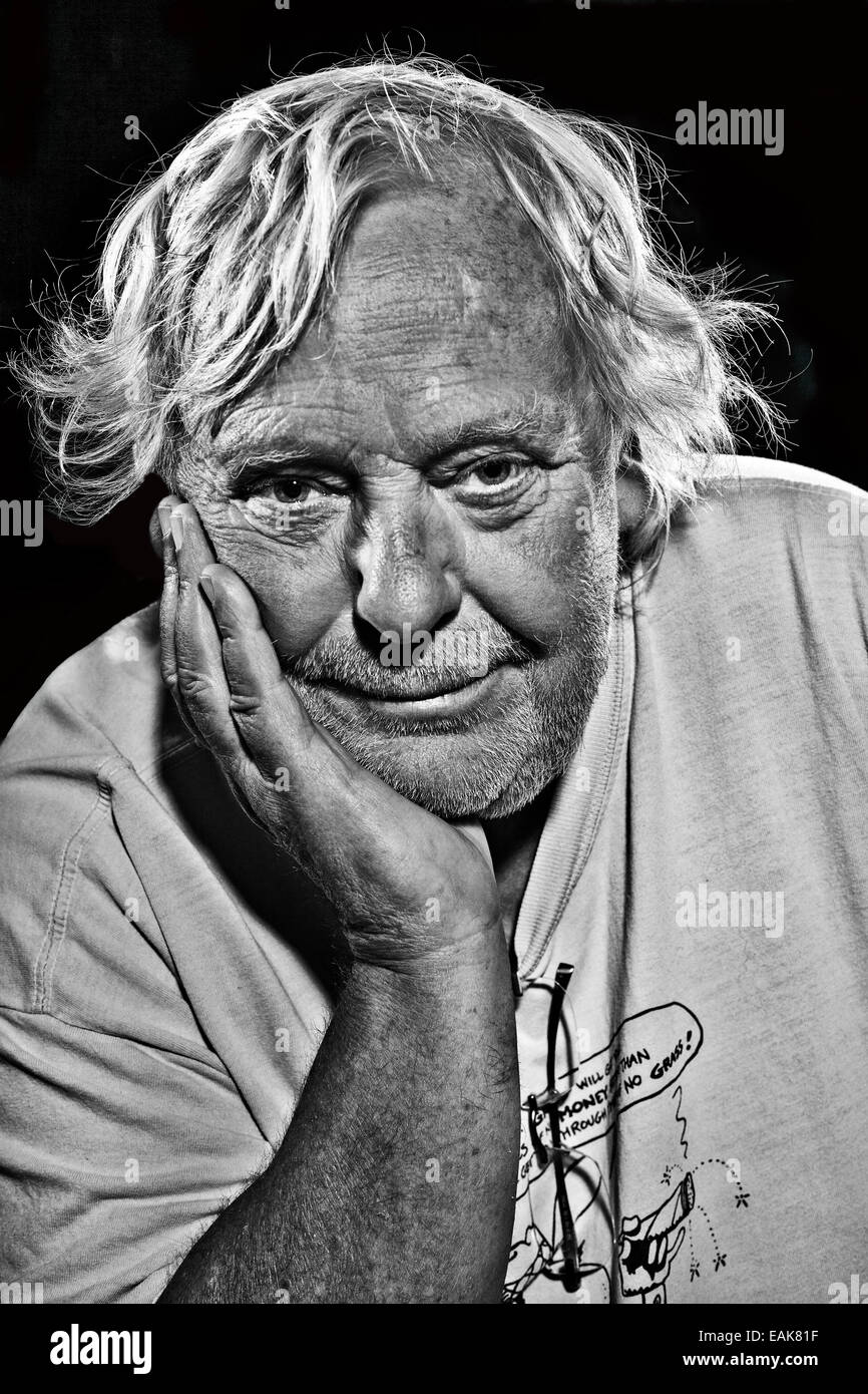Portrait of a white European male age 50 plus. Stock Photo