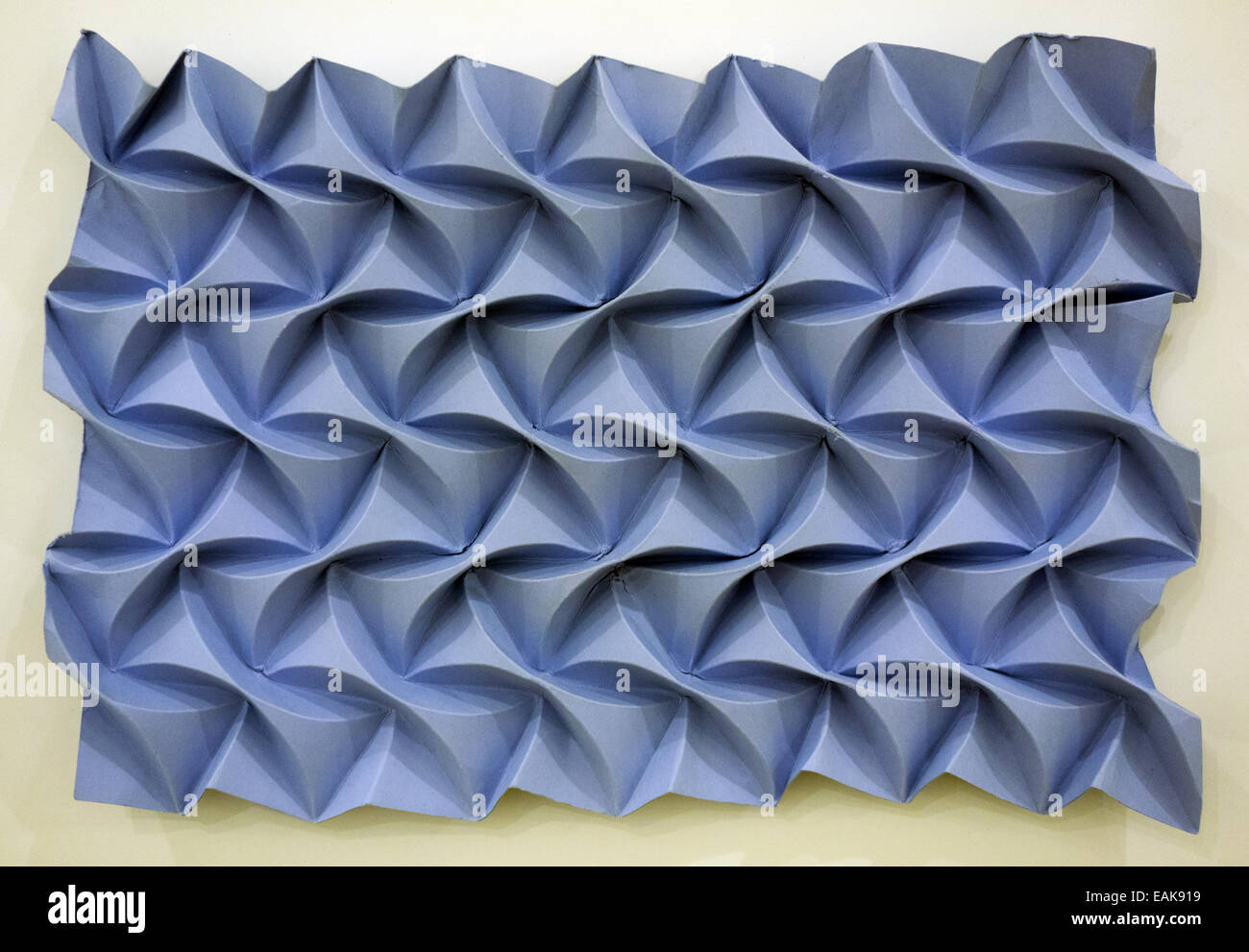 Origami Exhibition At Cooper Union In Nyc Stock Photo