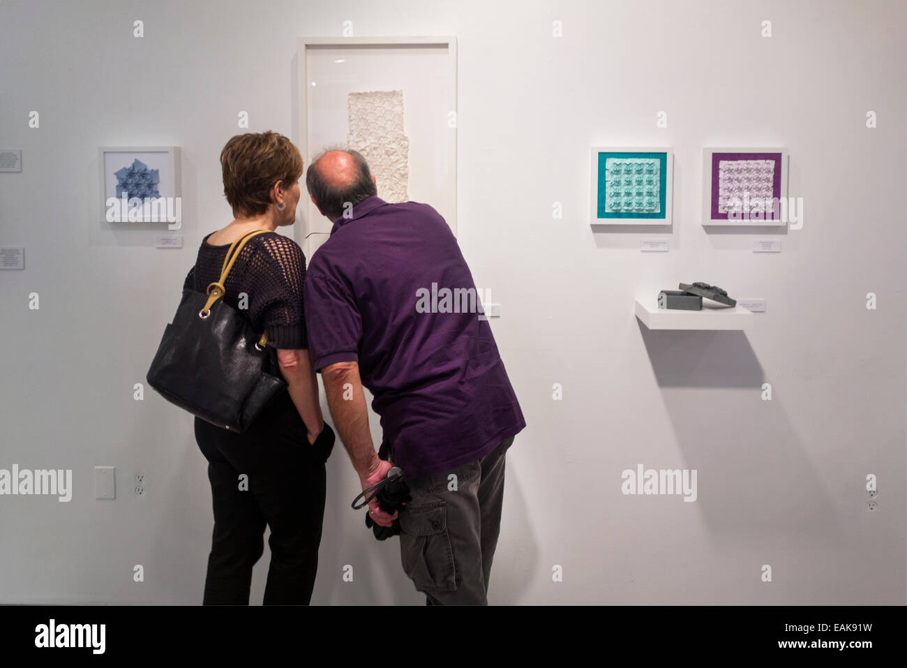 origami exhibition at Cooper Union in NYC Stock Photo Alamy