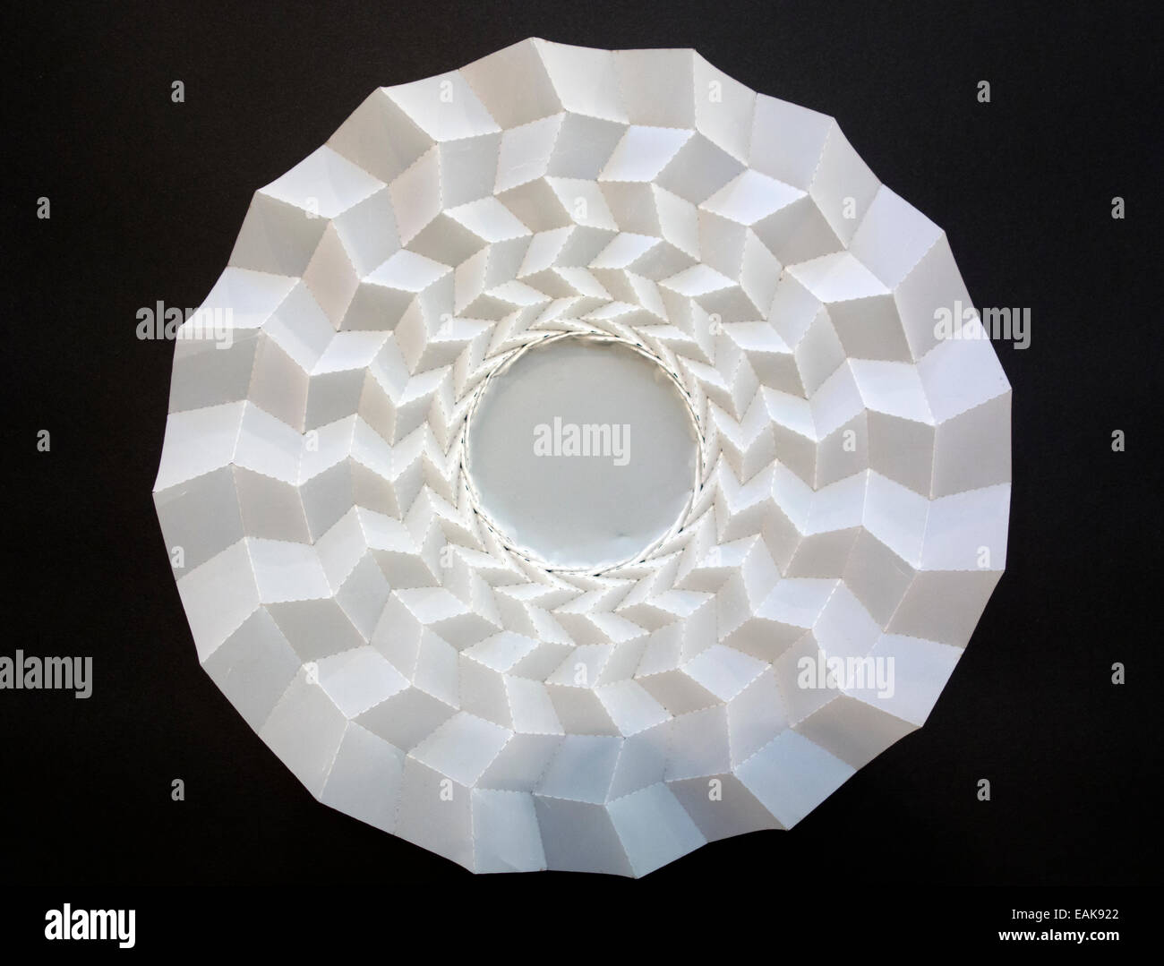 Origami Exhibition At Cooper Union In Nyc Stock Photo