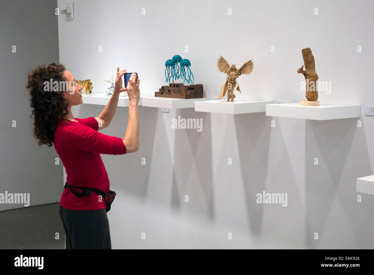 origami exhibition at Cooper Union in NYC Stock Photo Alamy