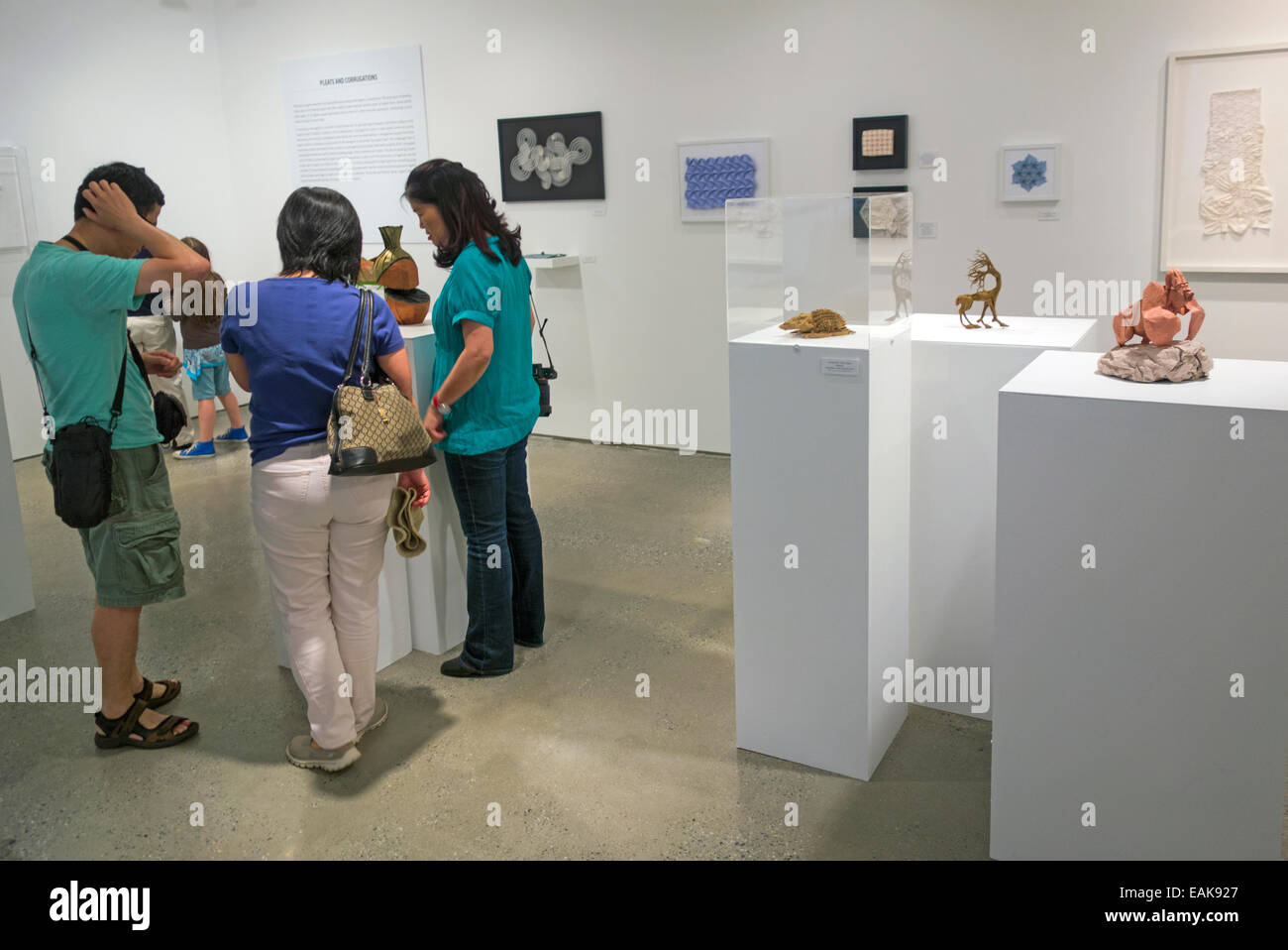 origami exhibition at Cooper Union in NYC Stock Photo Alamy