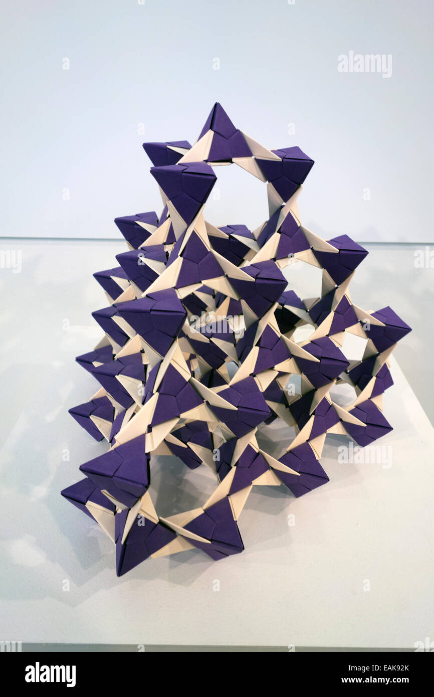 origami exhibition at Cooper Union in NYC Stock Photo Alamy