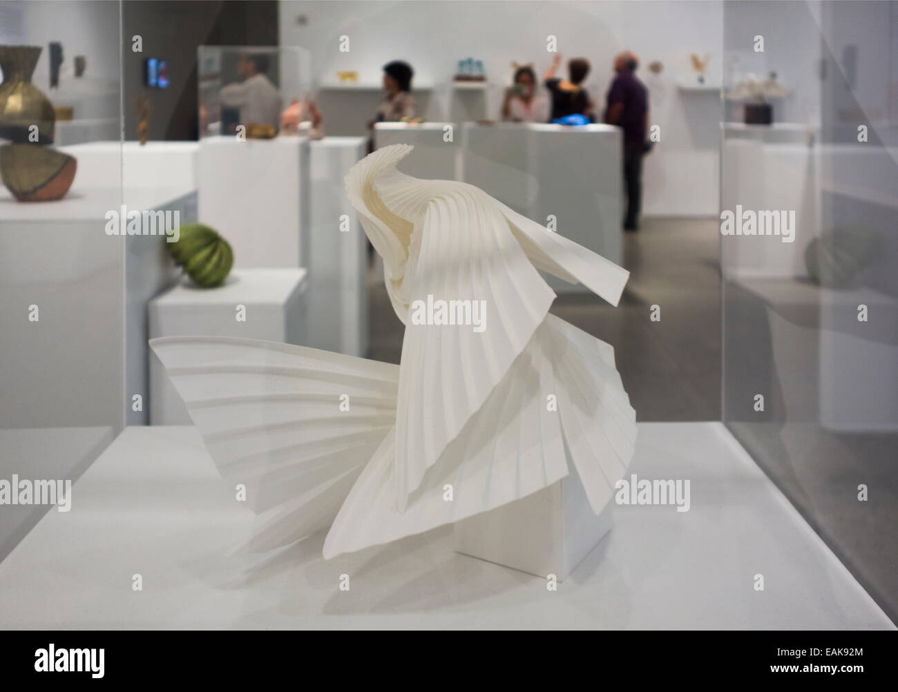 origami exhibition at Cooper Union in NYC Stock Photo Alamy