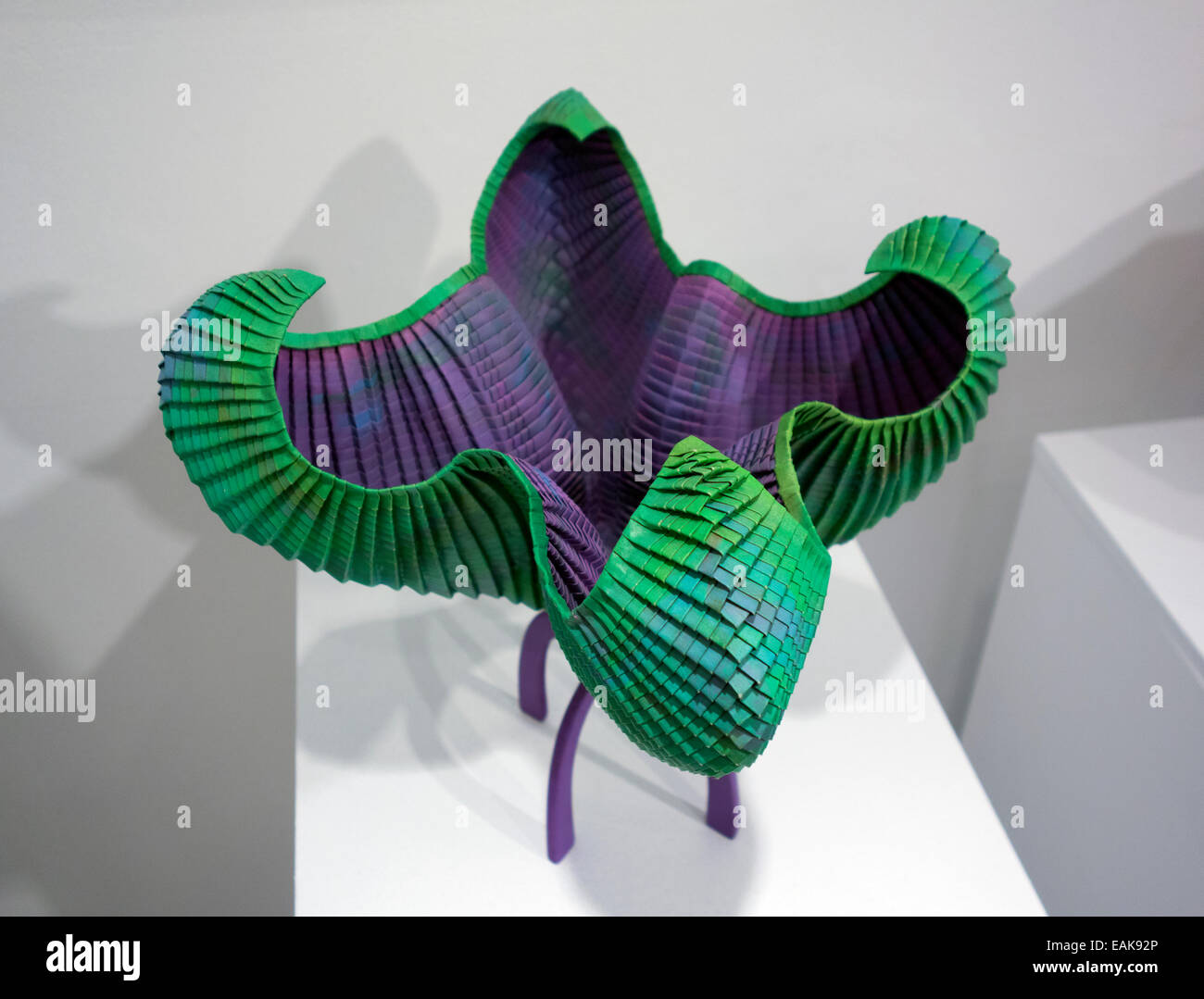 origami exhibition at Cooper Union in NYC Stock Photo Alamy