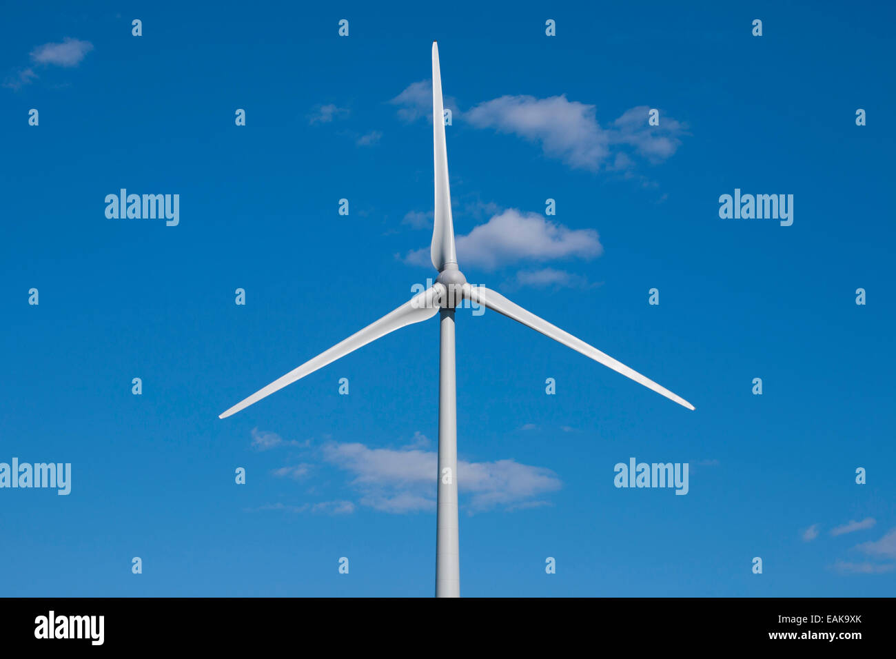 Wind turbine, St. Remi, Quebec Province, Canada Stock Photo