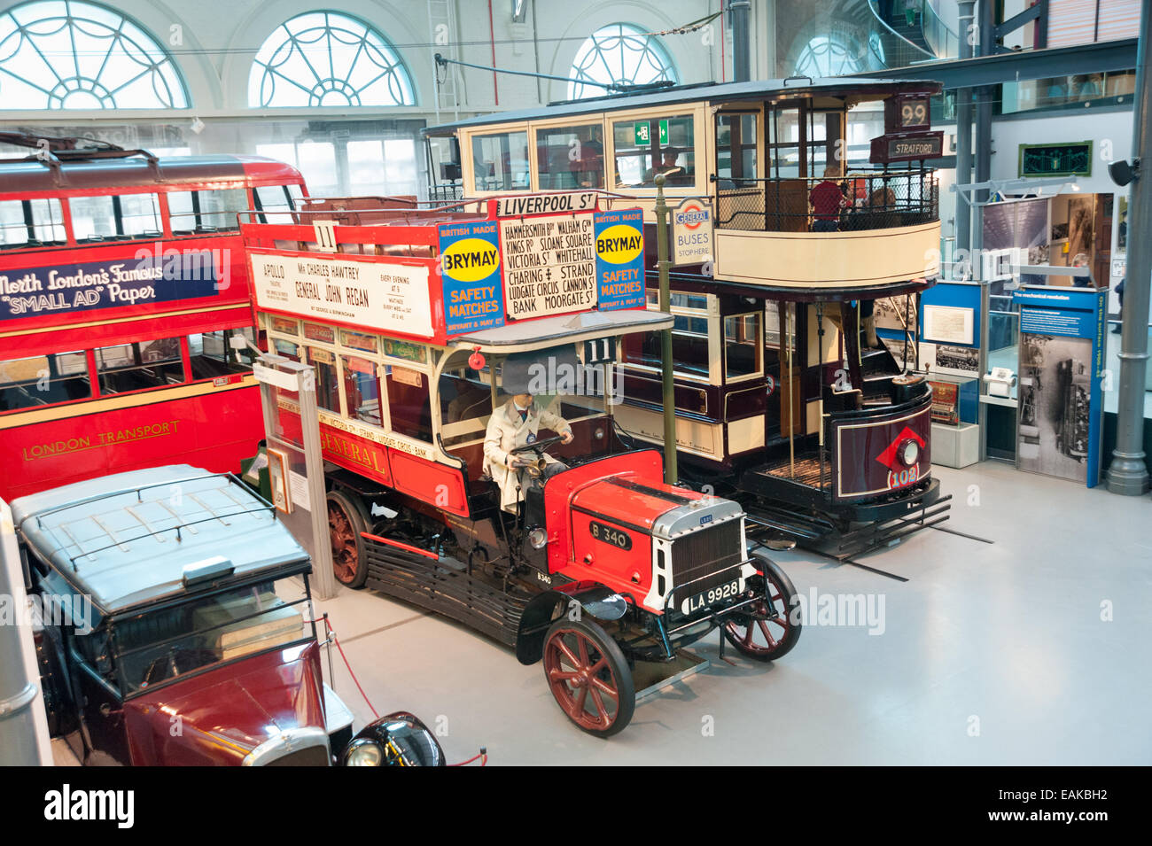 The London Transport Museum, England, UK Stock Photo
