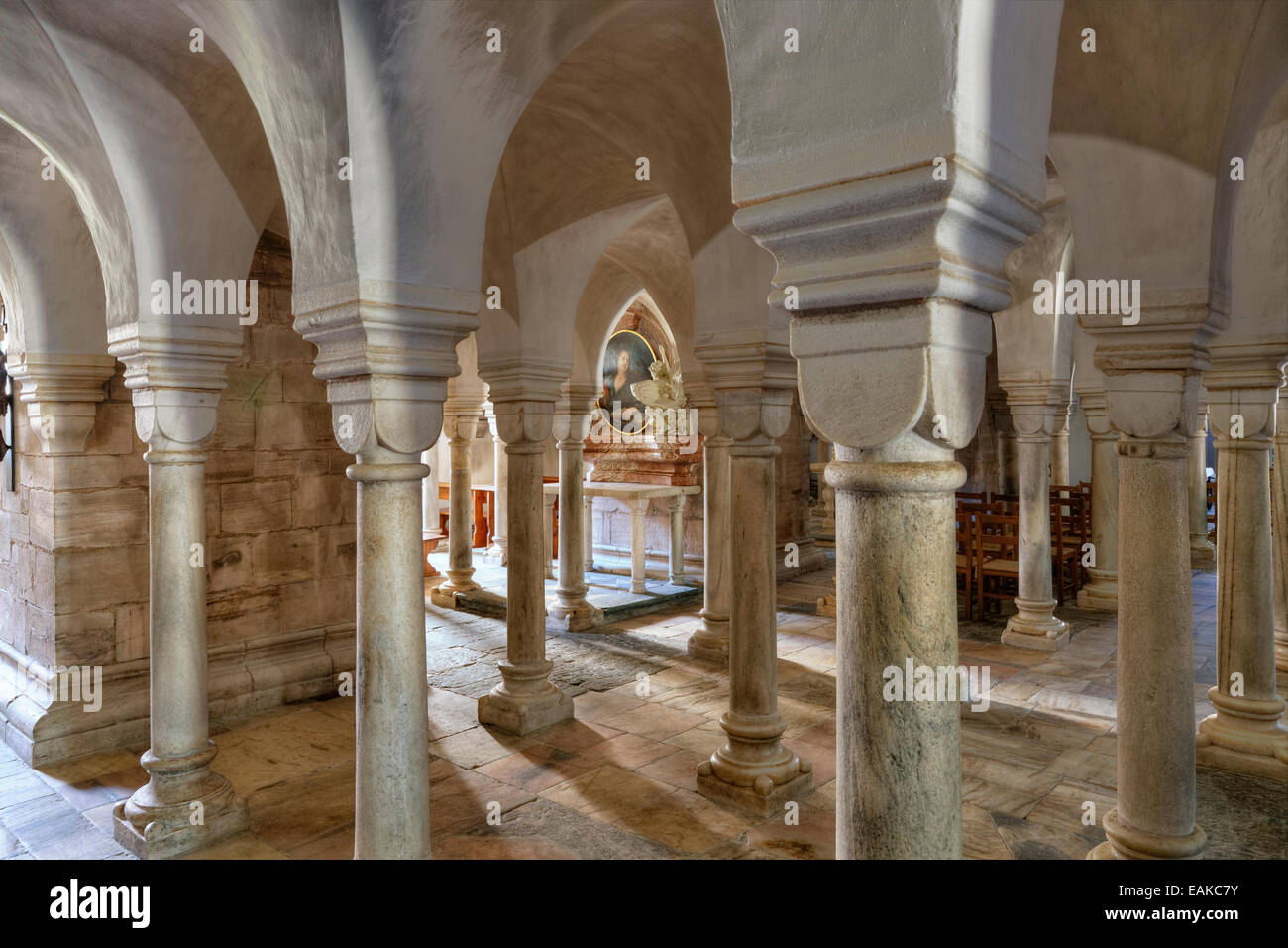 Gurk Cathedral, crypt, Gurk - Carinthia, Carinthia, Austria Stock Photo