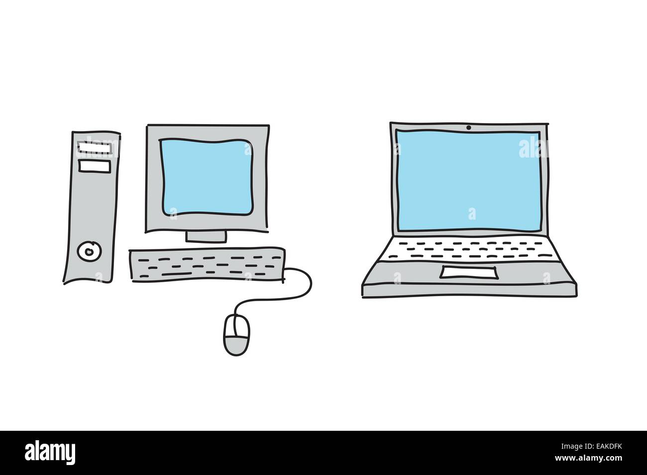 Computer Sketch Diagram