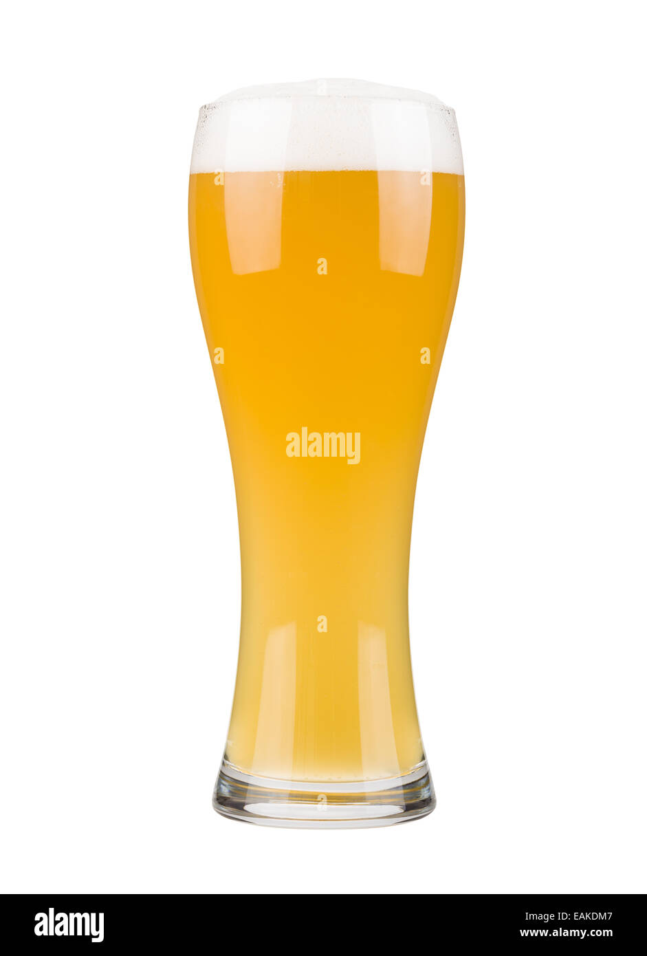 White beer glass Stock Photo