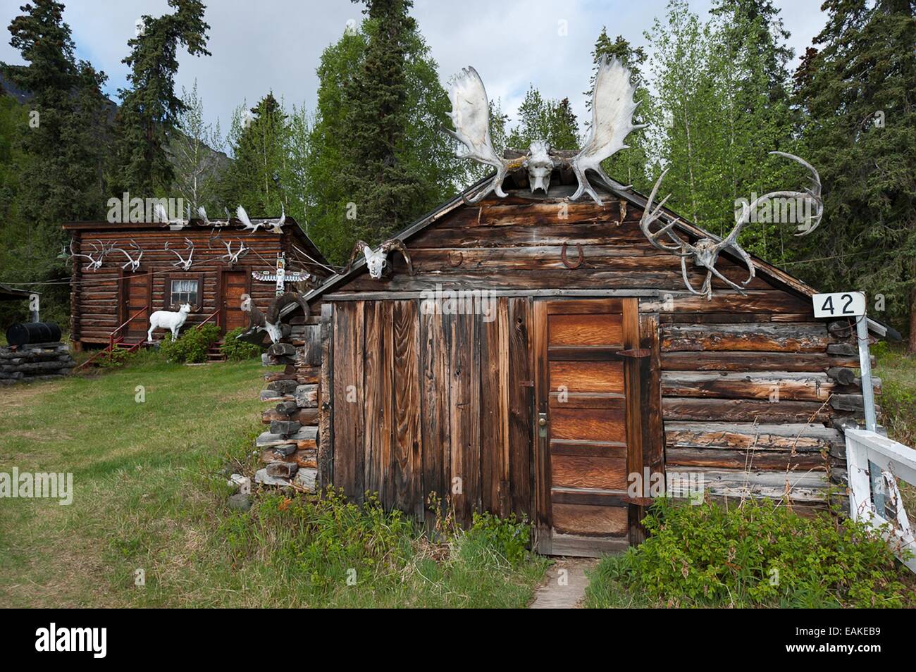 Backcountry Cabins Along Nabesna Road At Wrangell St Elias National