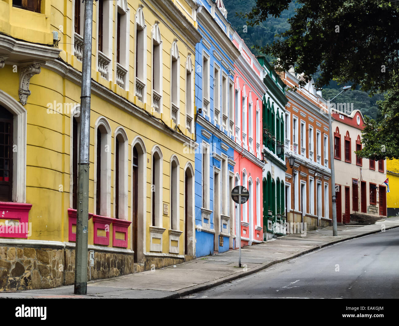 Colonial Houses in Bogotá Stock Photo Alamy