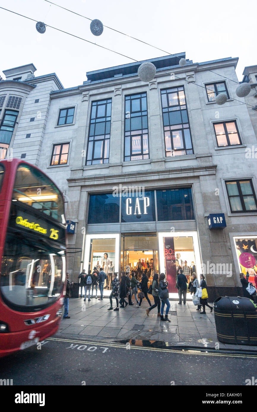 Gap shop on Oxford Street Stock Photo