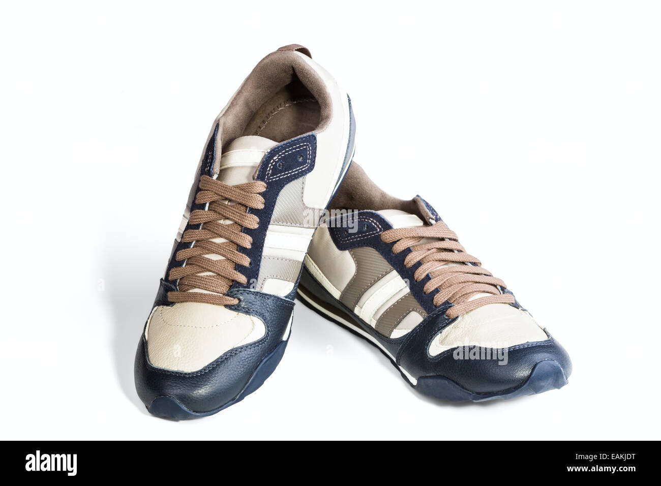 athletic man's shoes isolated on white background Stock Photo - Alamy