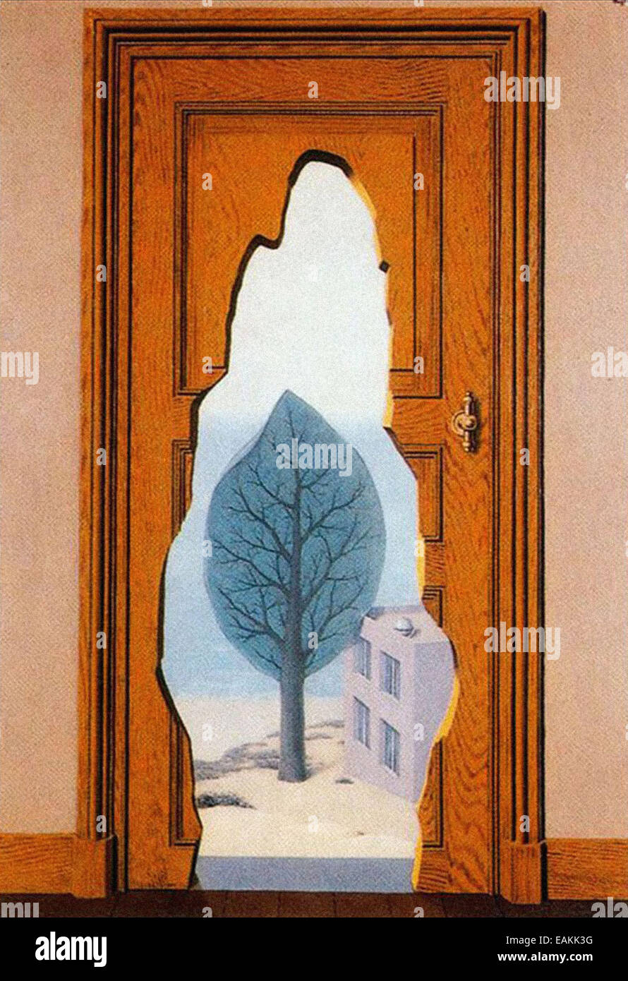 René Magritte  La Perspectiva Amorosa Stock Photo