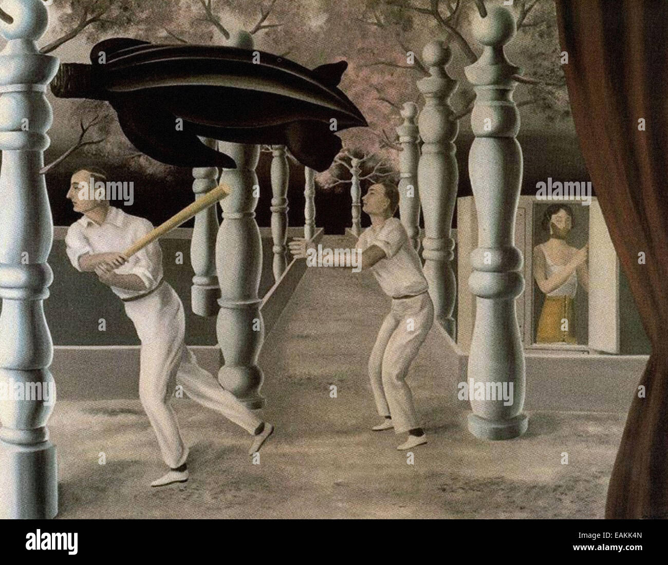 René Magritte  The Secret Player Stock Photo