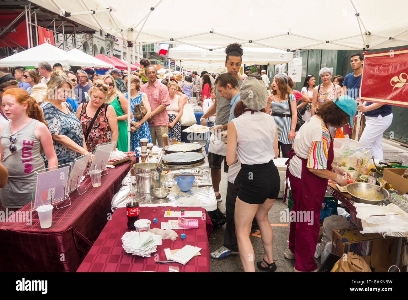 Bastille day parade in NYC Stock Photo Alamy