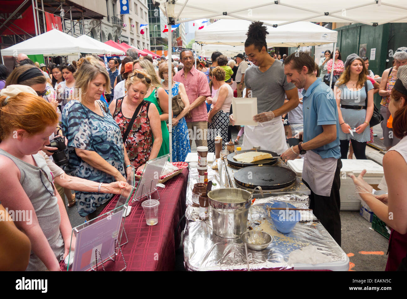 Bastille day parade in NYC Stock Photo Alamy