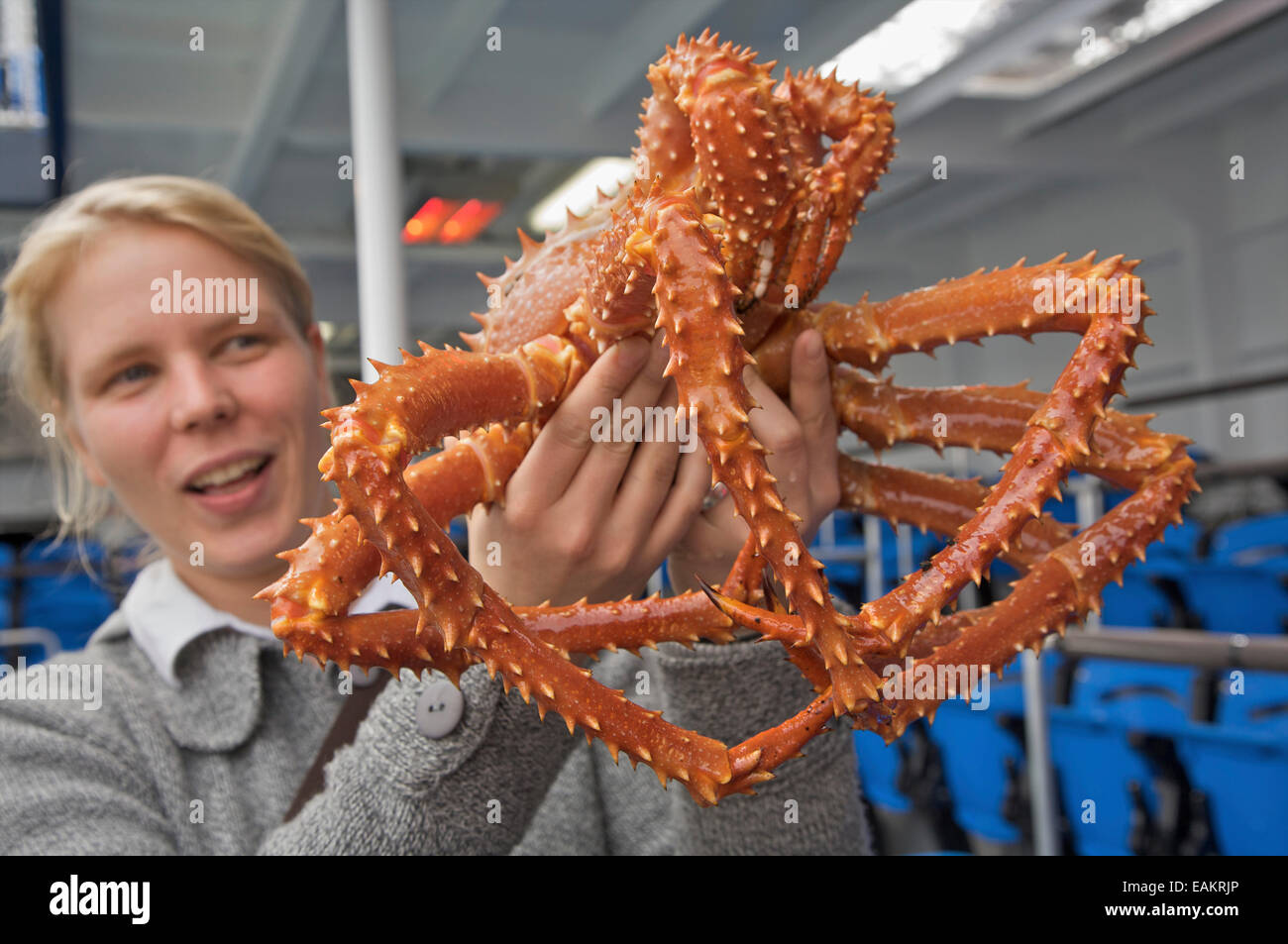 Crab Harvest Demonstration Aboard The *Aleutian Ballad* In Ketchikan