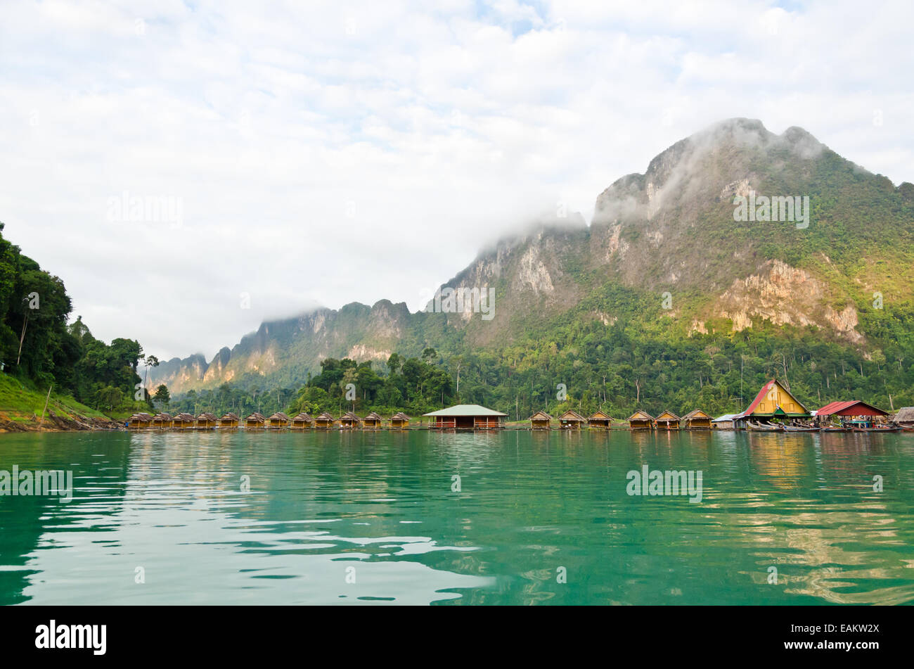 Landscapes resort natural in morning and visitors to stay overnight Stock Photo