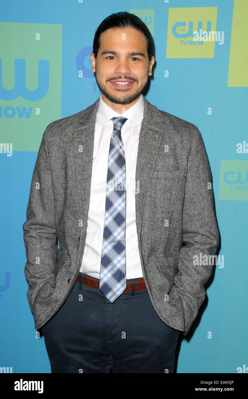 2014 CW Upfront Presentation - Arrivals  Featuring: Carlos Valdes Where: Manhattan, New York, United States When: 15 May 2014 Stock Photo