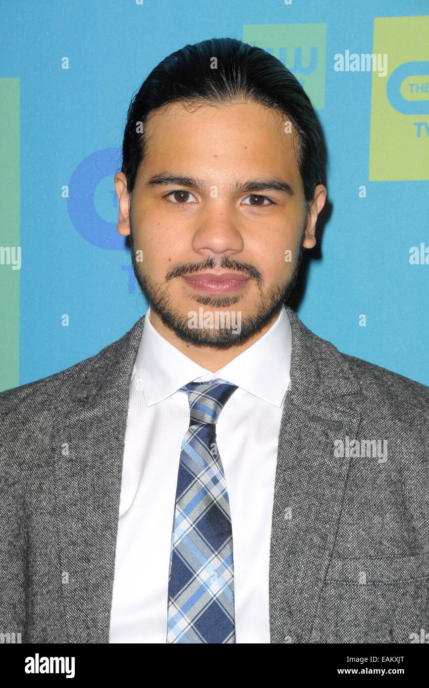 2014 CW Upfront Presentation - Arrivals  Featuring: Carlos Valdes Where: Manhattan, New York, United States When: 15 May 2014 Stock Photo