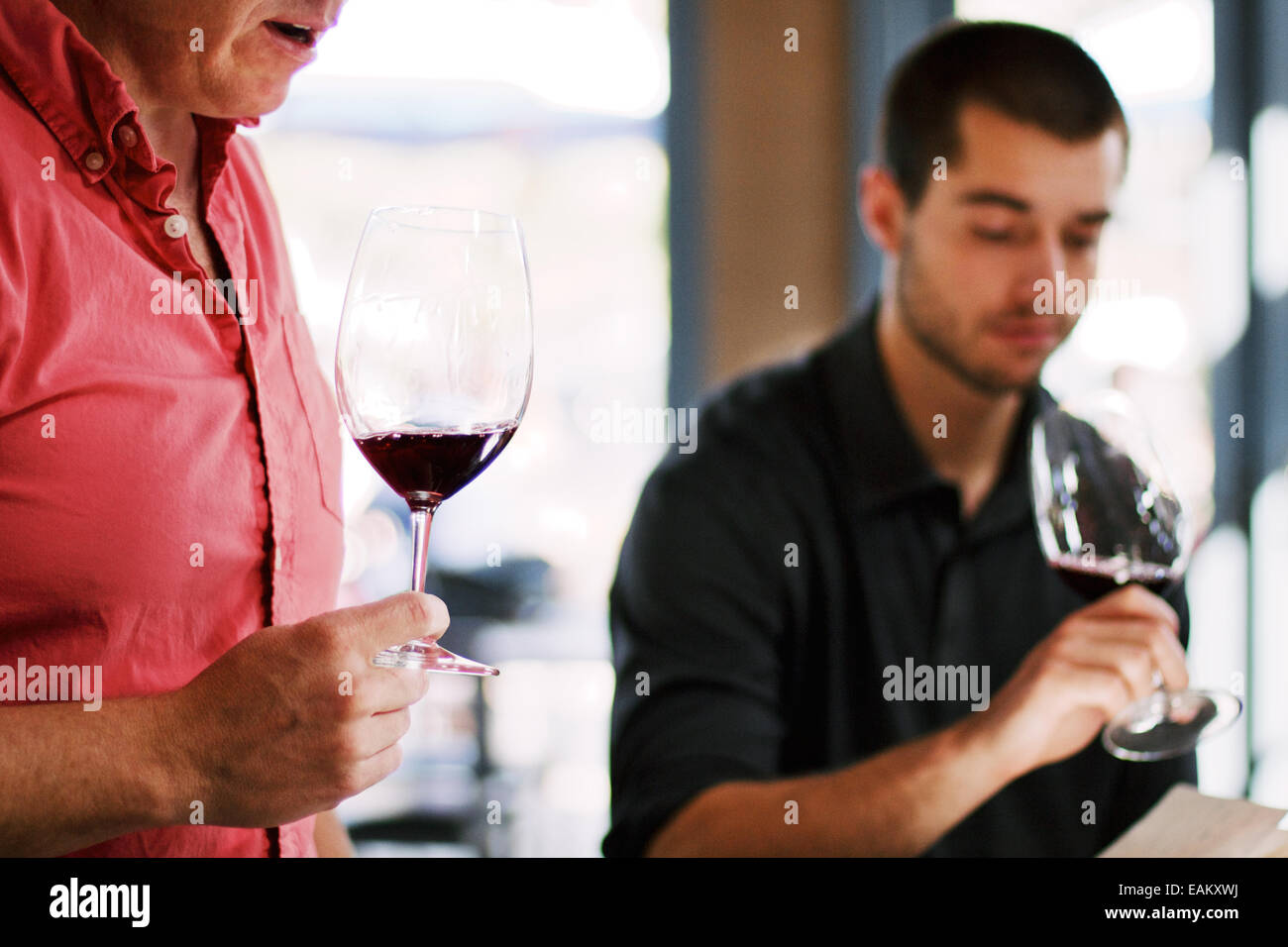 Wine tasting in Missoula, Montana. (Photo by Bess Brownlee Stock Photo