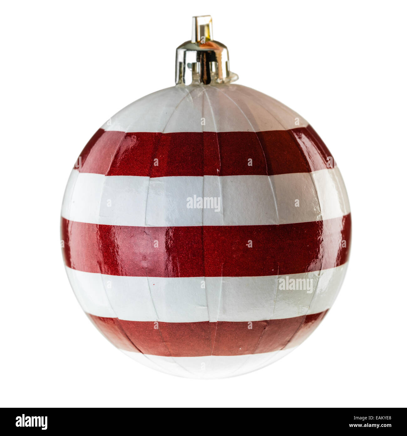 a christmas ball isolated over a white background Stock Photo - Alamy