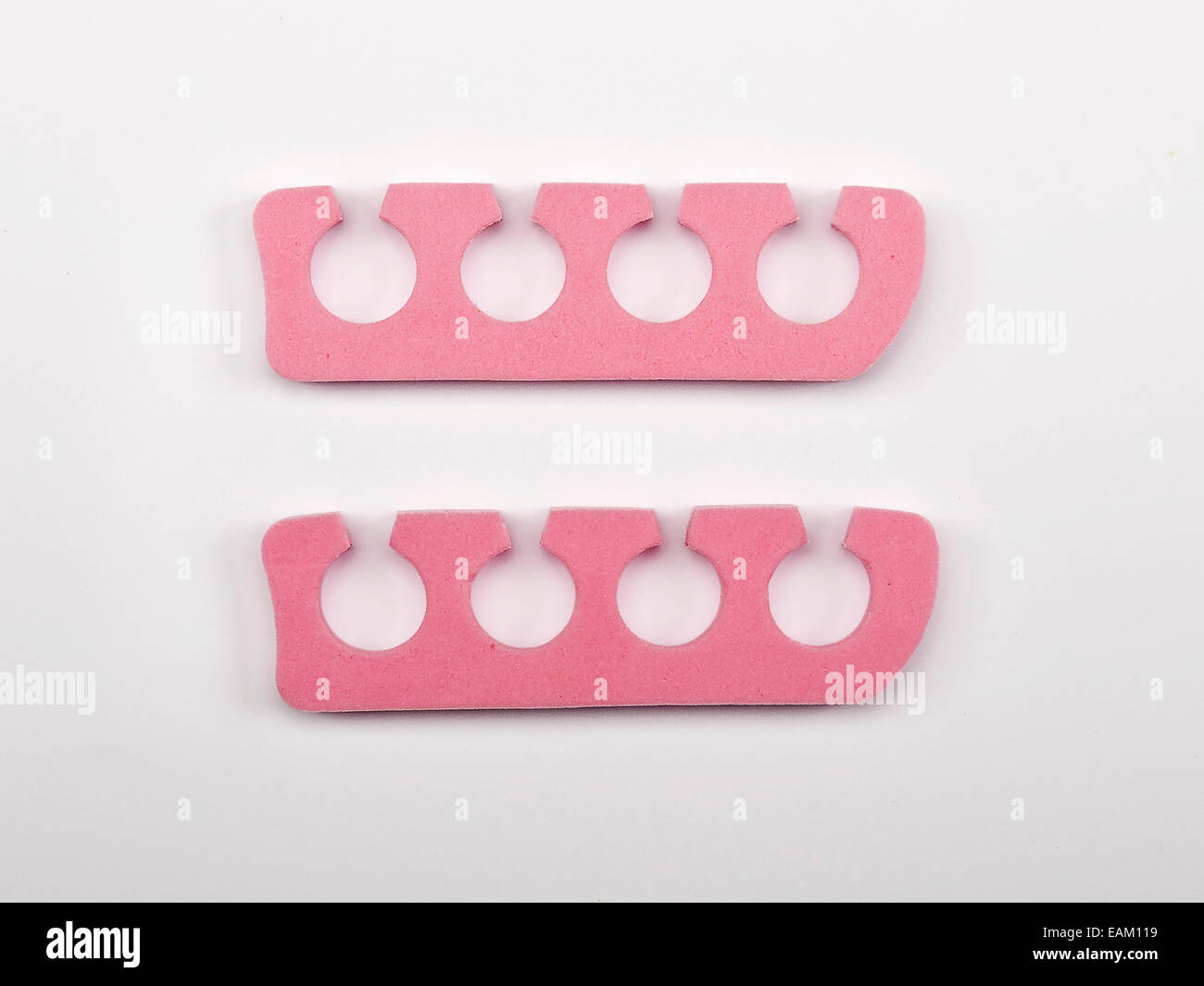 Pedicure toe separators Stock Photo Alamy