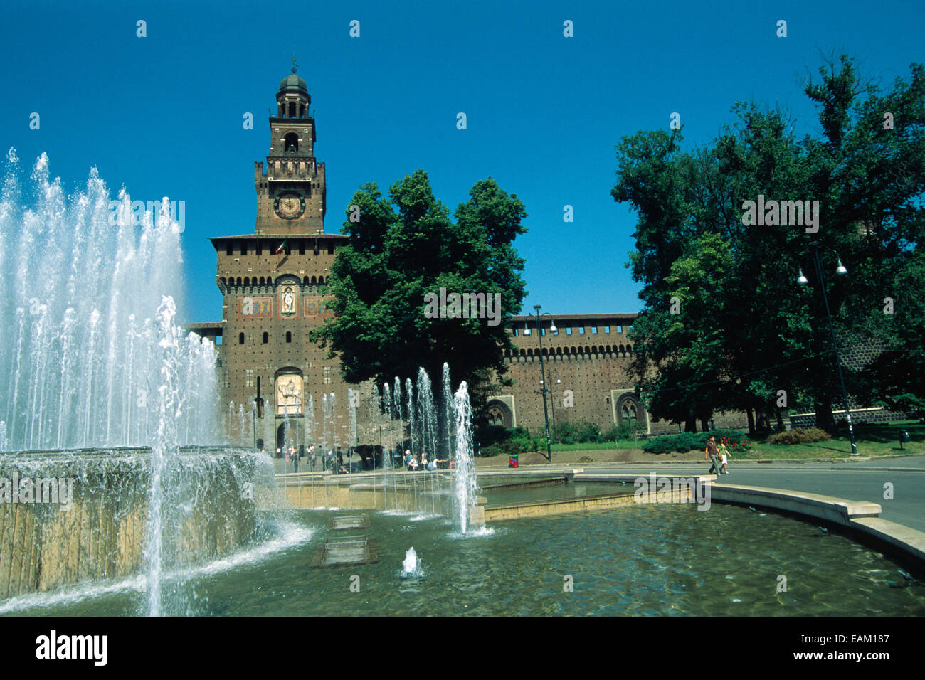 Milan sforza castle hi-res stock photography and images - Alamy