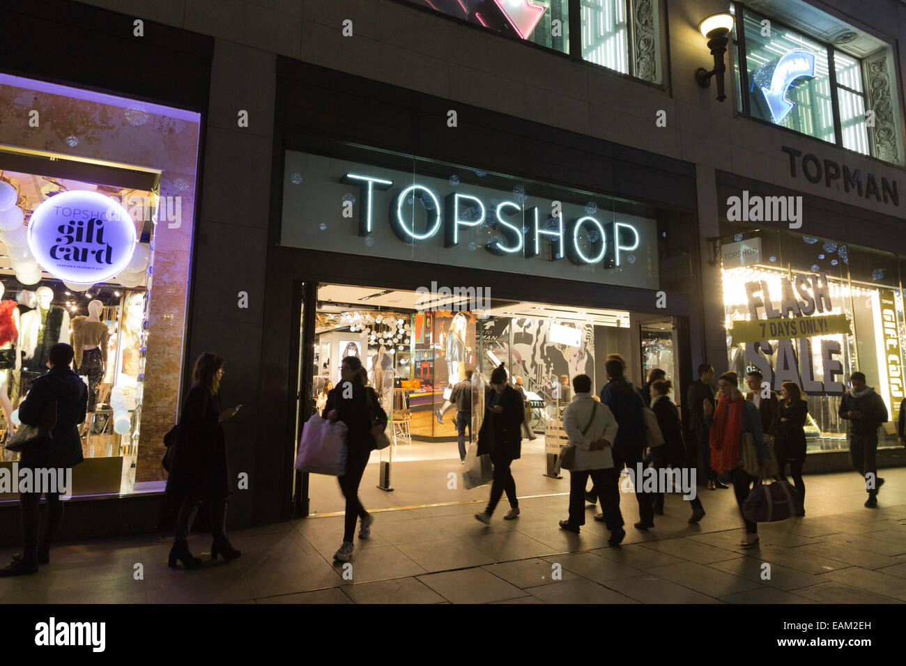 Entrance to the flagship store in Oxford Circus, Oxford Street