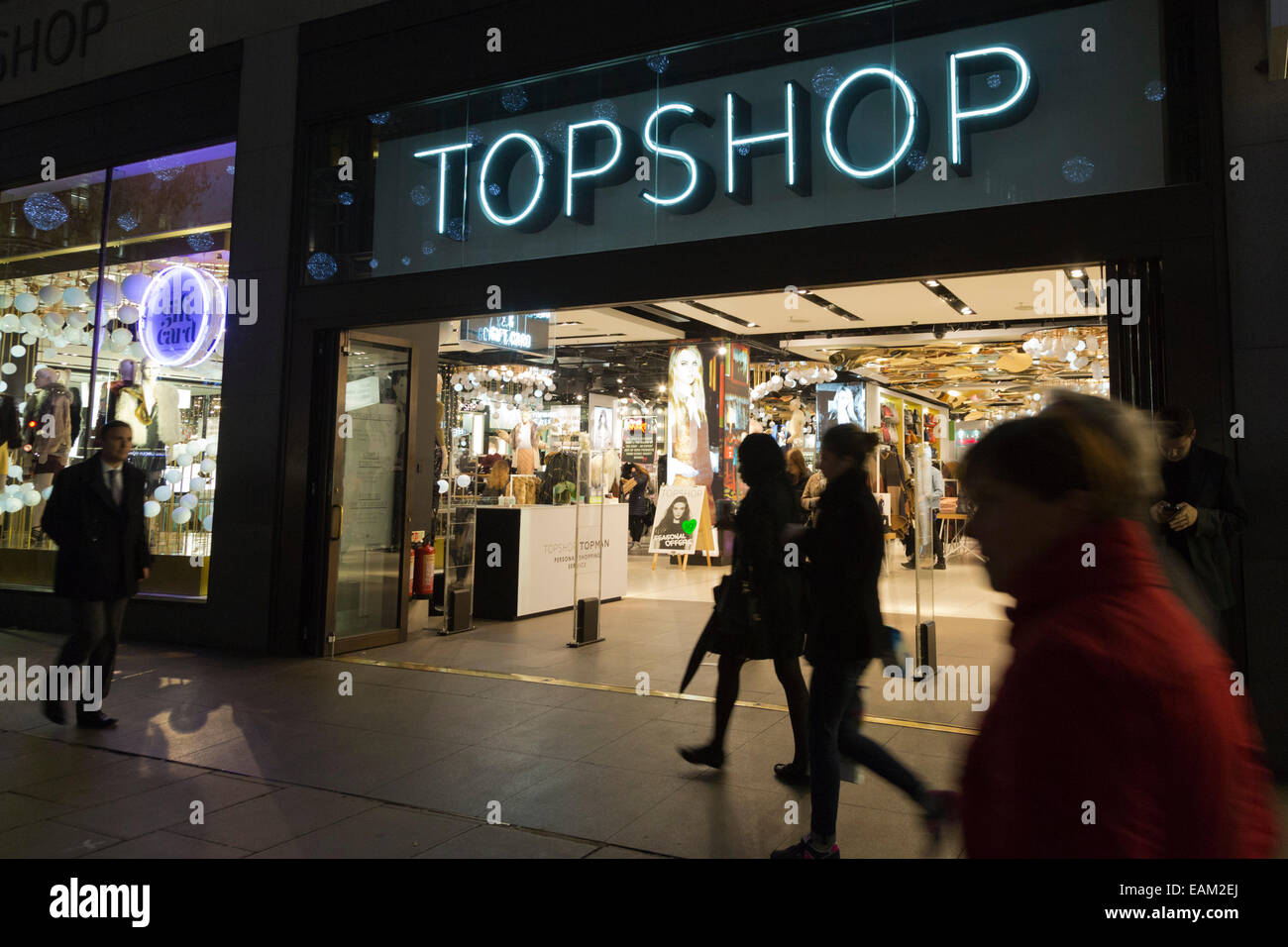 Entrance to the flagship store in Oxford Circus, Oxford Street