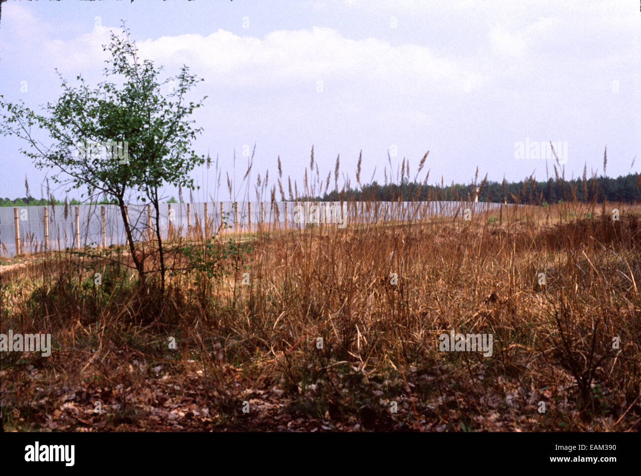 The Iron Curtain. The East German Border with West Germany in 1984