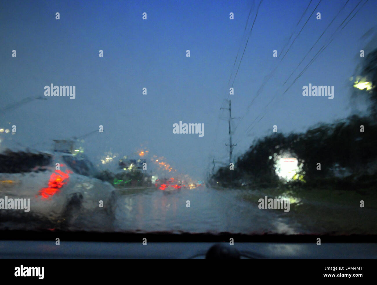 Driving rain hi-res stock photography and images - Alamy